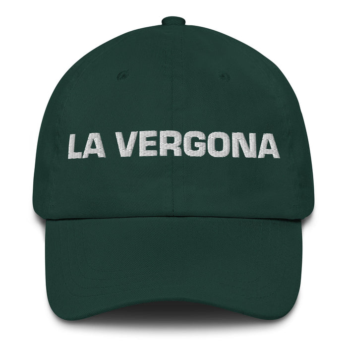 La Vergona The Awesome One Mexican Spanish Pride Gift Regalo Dad Hat Mexicada Spruce