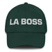 La Boss The Boss Mexican Spanish Pride Gift Regalo Dad Hat Mexicada Spruce