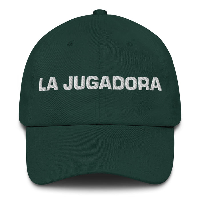 La Jugadora The Player Mexican Spanish Pride Gift Regalo Dad Hat Mexicada Spruce