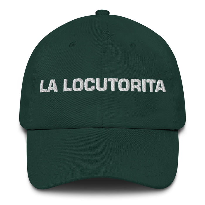 La Locutorita The Little Announcer Mexican Spanish Pride Gift Regalo Dad Hat Mexicada Spruce