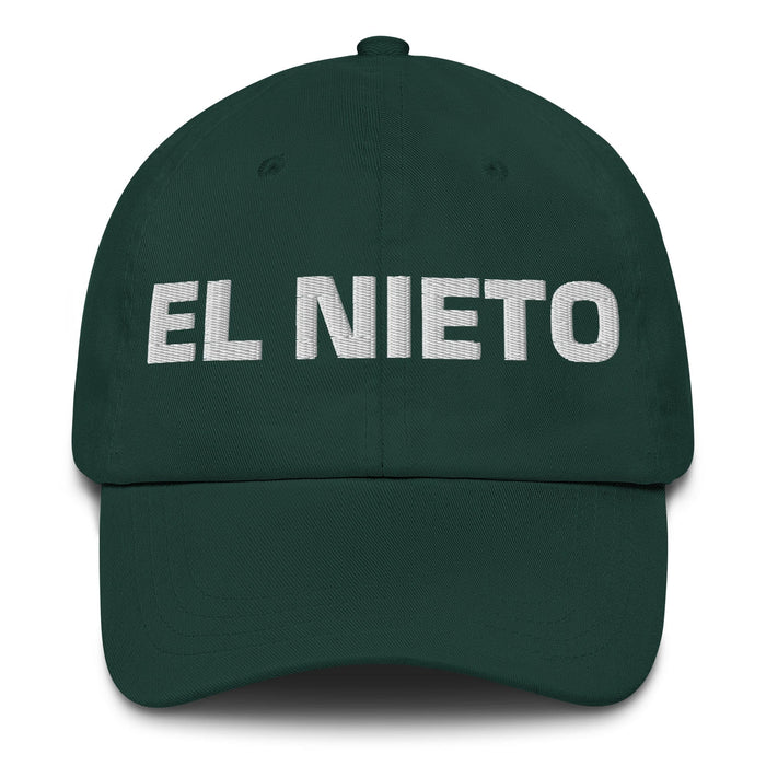 El Nieto The Granddaughter / The Grandson Mexican Spanish Pride Gift Regalo Dad Hat Mexicada Spruce