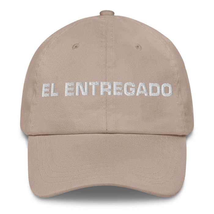 El Entregado The Dedicated One Mexican Spanish Pride Gift Regalo Dad Hat Mexicada Stone