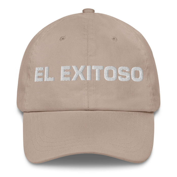 El Exitoso The Successful One Mexican Spanish Pride Gift Regalo Dad Hat Mexicada Stone