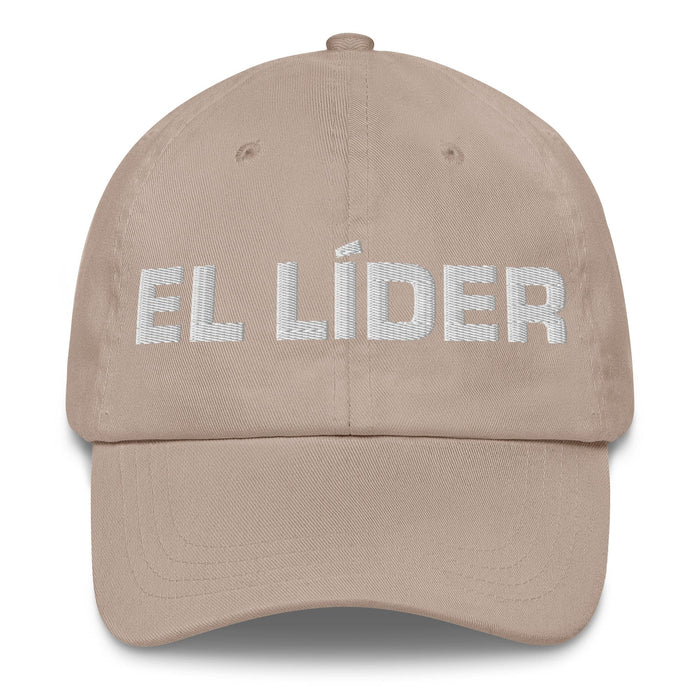 El Líder The Leader Mexican Spanish Pride Gift Regalo Dad Hat Mexicada Stone