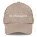 El Meastro The Teacher Mexican Spanish Pride Gift Regalo Dad Hat Mexicada Stone