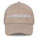 La Imbatible The Unbeatable Mexican Spanish Pride Gift Regalo Dad Hat Mexicada Stone