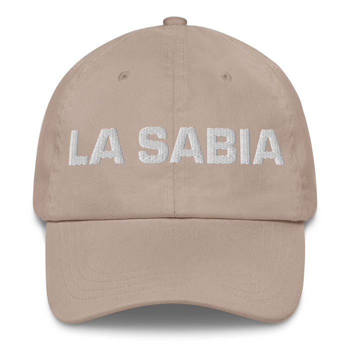 La Sabia The Wise One Mexican Spanish Pride Gift Regalo Dad Hat Mexicada Stone