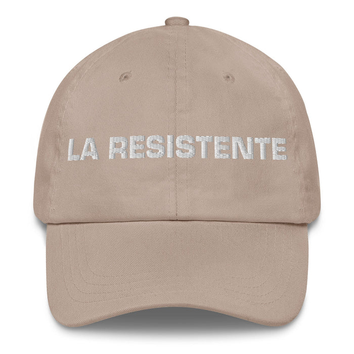 La Resistente The Resistent One Mexican Spanish Pride Gift Regalo Dad Hat Mexicada Stone