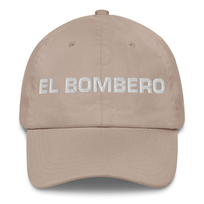 El Bombero The Firefighter Mexican Spanish Pride Gift Regalo Dad Hat Mexicada Stone