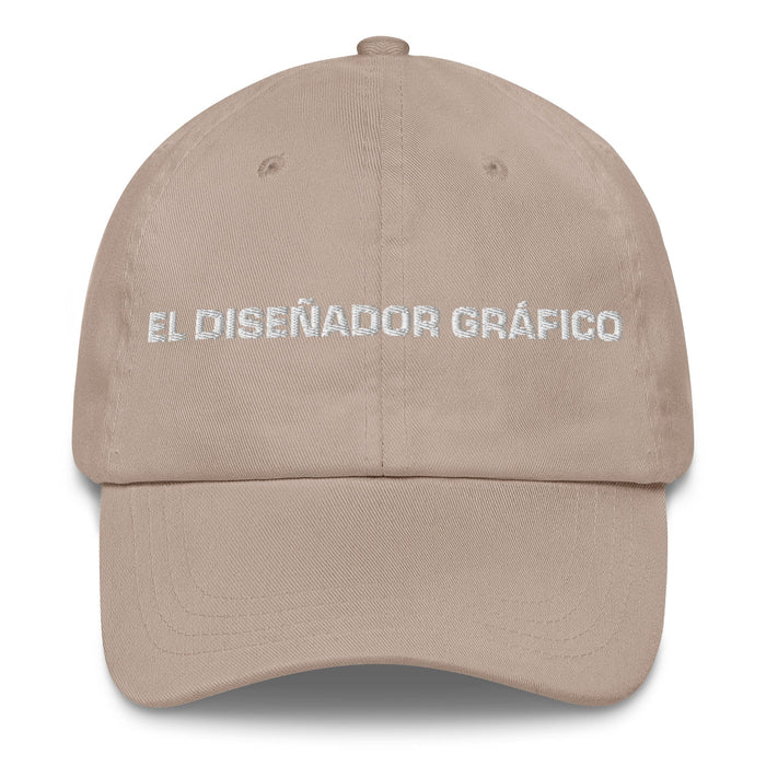 El Diseñador Gráfico The Graphic Designer Mexican Spanish Pride Gift Regalo Dad Hat Mexicada Stone