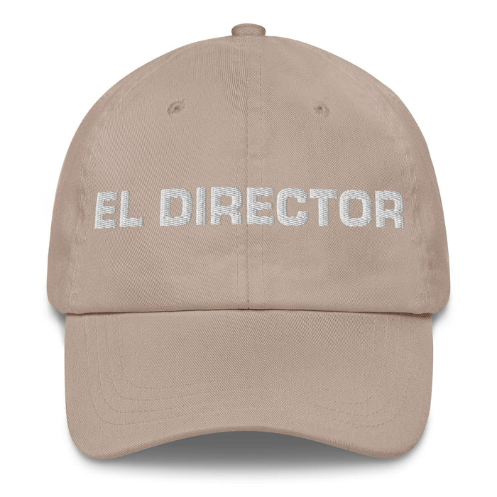 El Director The Director Mexican Spanish Pride Gift Regalo Dad Hat Mexicada Stone