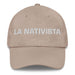 La Nativista The Native Believer Mexican Spanish Pride Gift Regalo Dad Hat Mexicada Stone