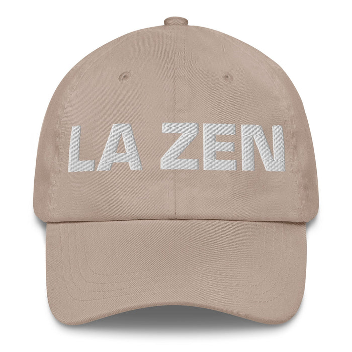 La Zen The Zen Practitioner Mexican Spanish Pride Gift Regalo Dad Hat Mexicada Stone