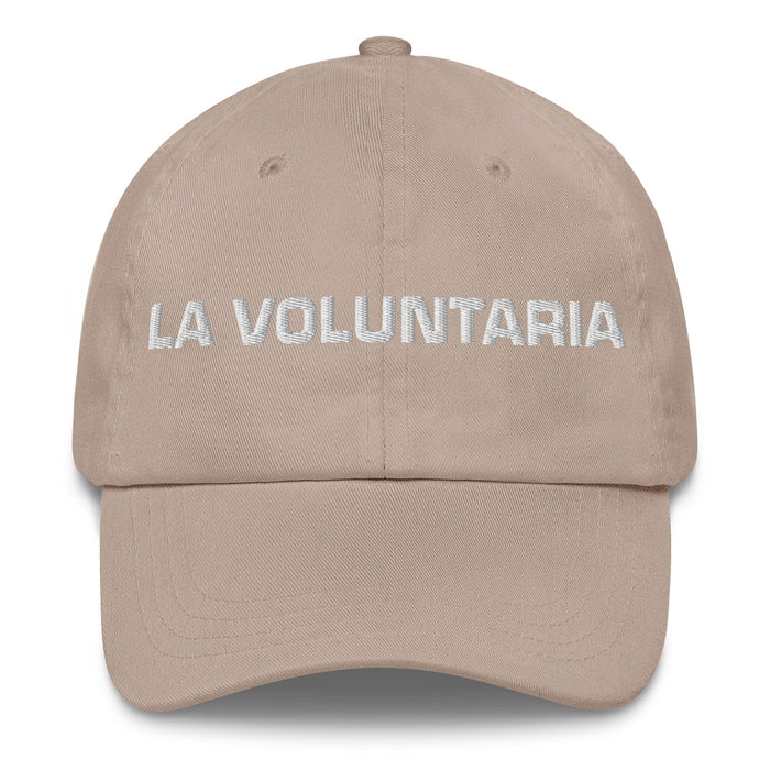 La Voluntaria The Volunteer Mexican Spanish Pride Gift Regalo Dad Hat Mexicada Stone