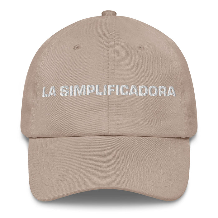 La Simplificadora The Simplifier Mexican Spanish Pride Gift Regalo Dad Hat Mexicada Stone