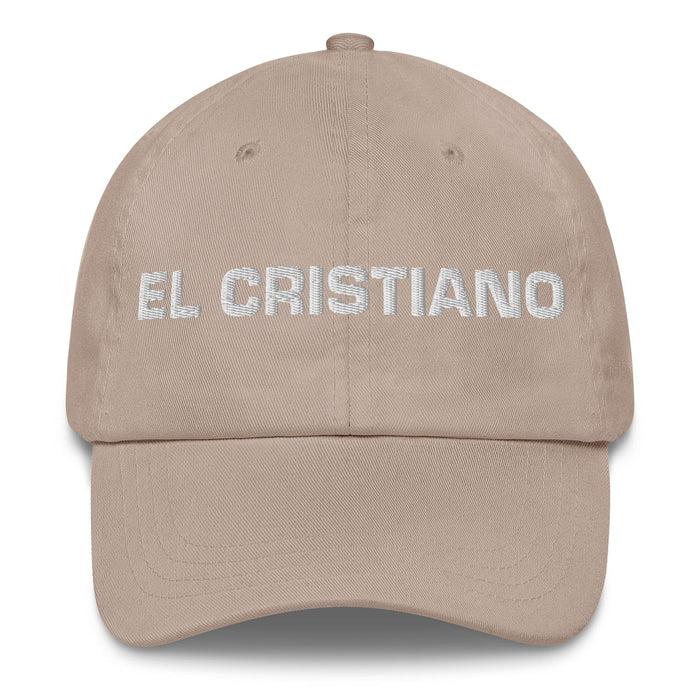 El Cristiano The Christian Mexican Spanish Pride Gift Regalo Dad Hat Mexicada Stone