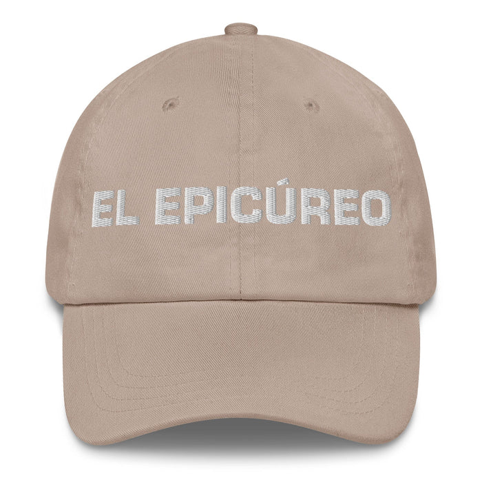 El Epicúreo The Epicurean Mexican Spanish Pride Gift Regalo Dad Hat Mexicada Stone