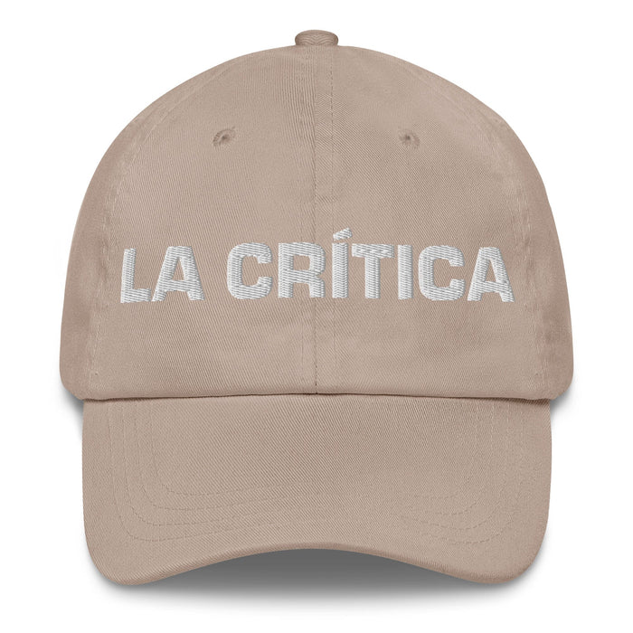 La Crítica The Critic Mexican Spanish Pride Gift Regalo Dad Hat Mexicada Stone