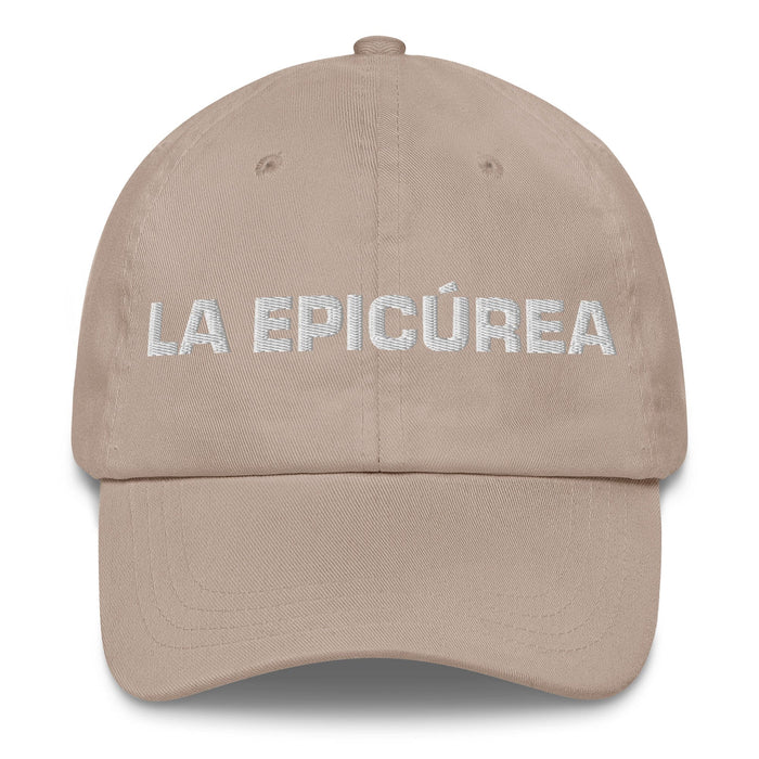 La Epicúrea The Epicurean Mexican Spanish Pride Gift Regalo Dad Hat Mexicada Stone