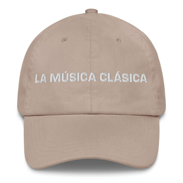 La Música Clásica The Classical Musician Mexican Spanish Pride Gift Regalo Dad Hat Mexicada Stone