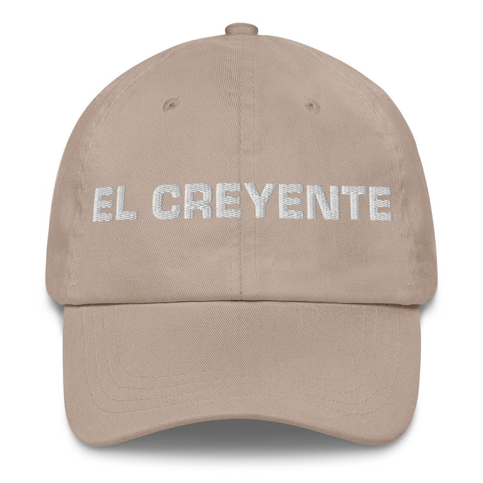 El Creyente The Believer Mexican Spanish Pride Gift Regalo Dad Hat Mexicada Stone