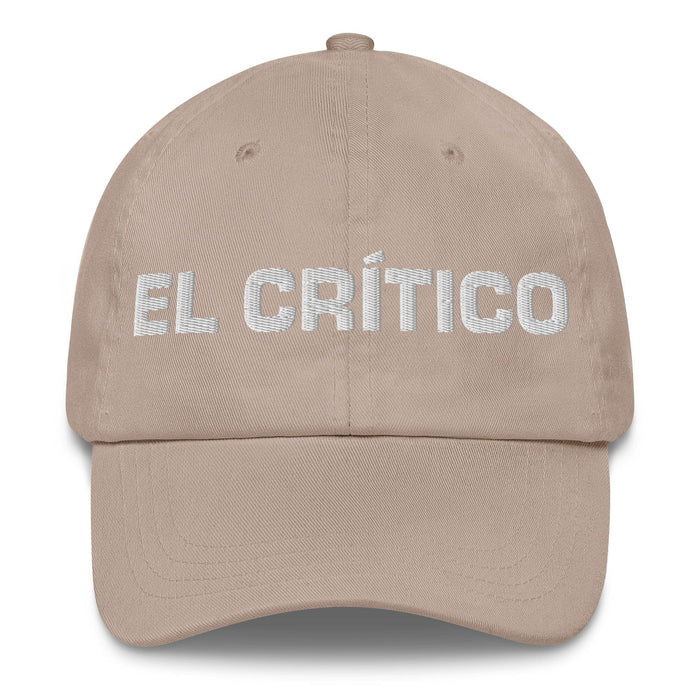 El Crítico The Critic Mexican Spanish Pride Gift Regalo Dad Hat Mexicada Stone