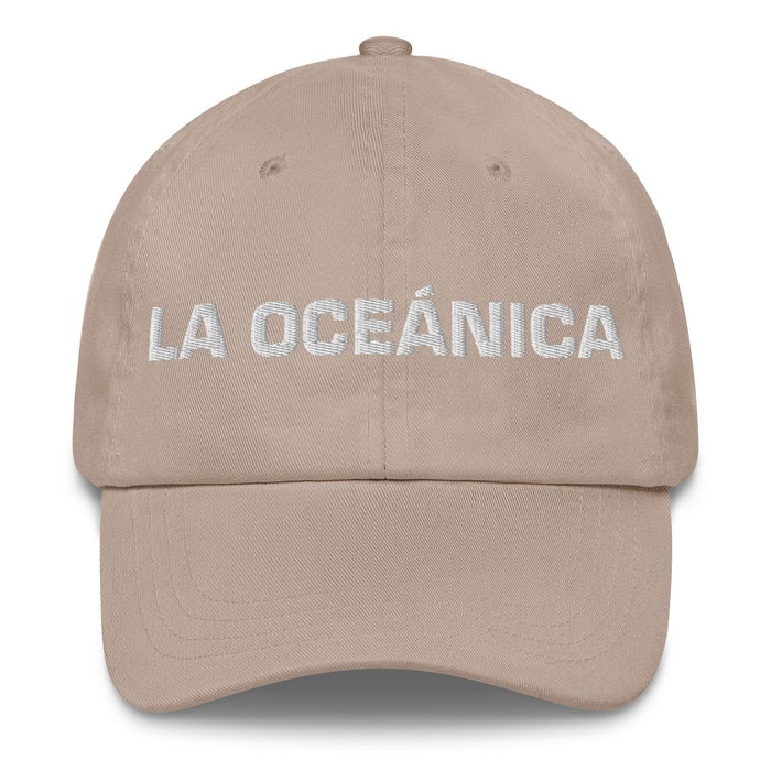 La Oceánica The Oceanian Mexican Spanish Pride Gift Regalo Dad Hat Mexicada Stone