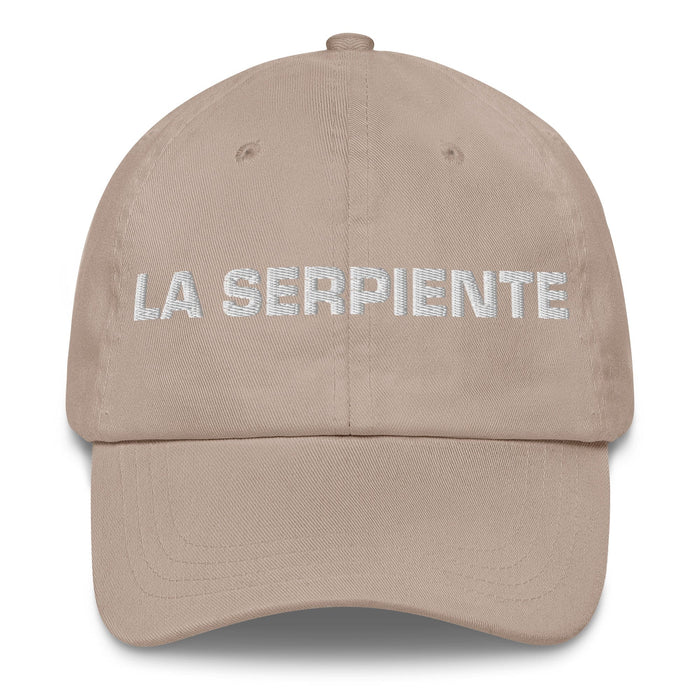 La Serpiente The Snake Mexican Spanish Pride Gift Regalo Dad Hat Mexicada Stone