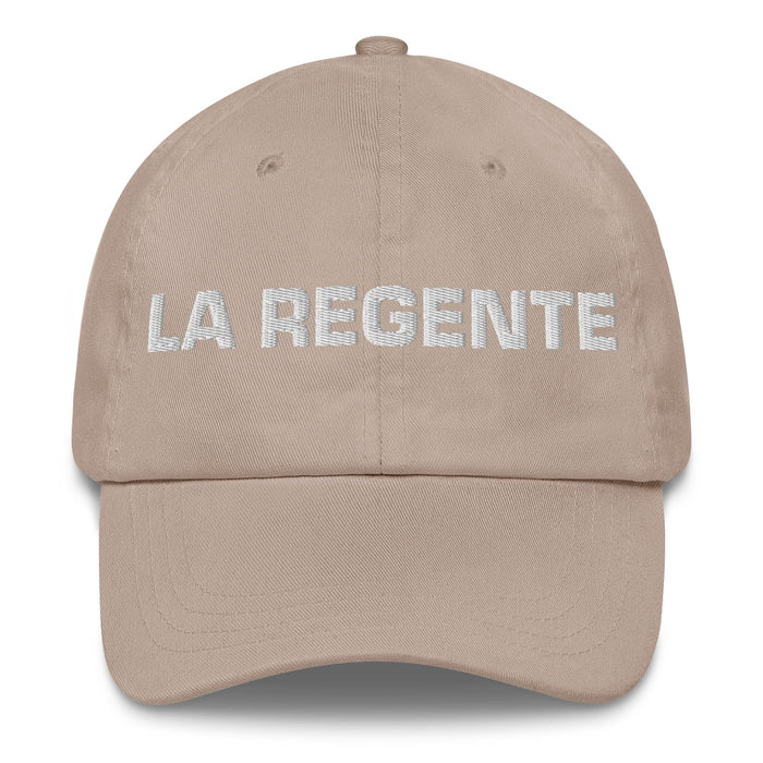 La Regente The Ruler Mexican Spanish Pride Gift Regalo Dad Hat Mexicada Stone