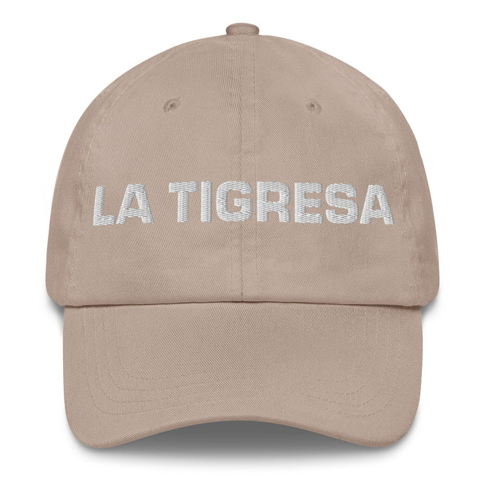 La Tigresa The Tiger Mexican Spanish Pride Gift Regalo Dad Hat Mexicada Stone