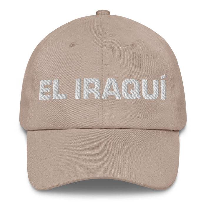 El Iraquí The Iraqi Mexican Spanish Pride Gift Regalo Dad Hat Mexicada Stone