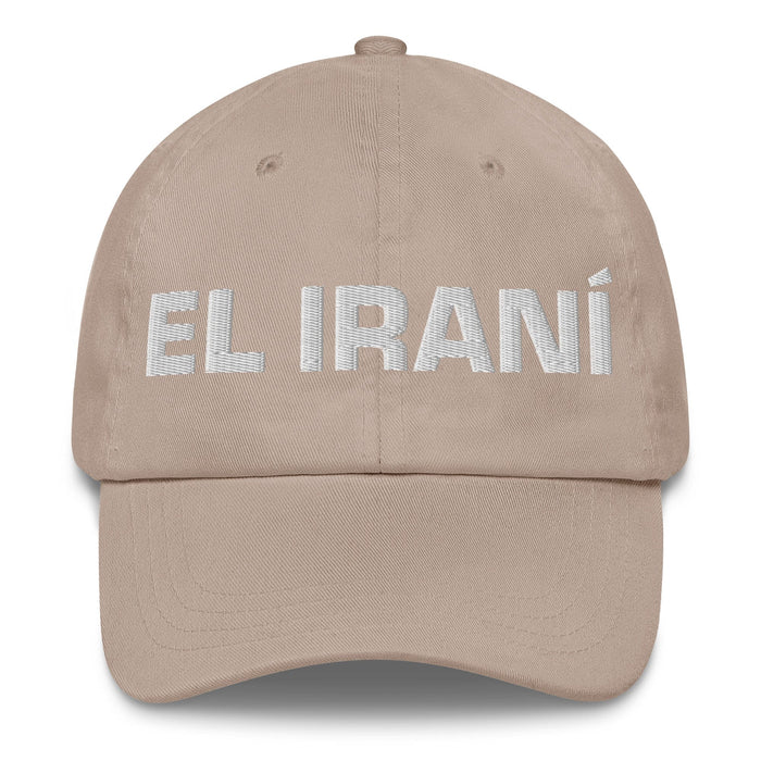 El Iraní The Iranian Mexican Spanish Pride Gift Regalo Dad Hat Mexicada Stone