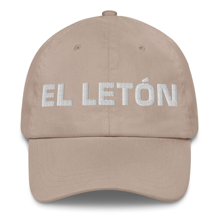 El Letón The Latvian Mexican Spanish Pride Gift Regalo Dad Hat Mexicada Stone