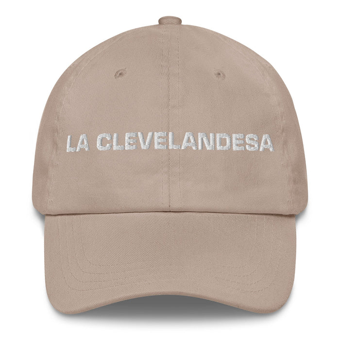 La Clevelandesa The Clevelander Mexican Spanish Pride Gift Regalo Dad Hat Mexicada Stone