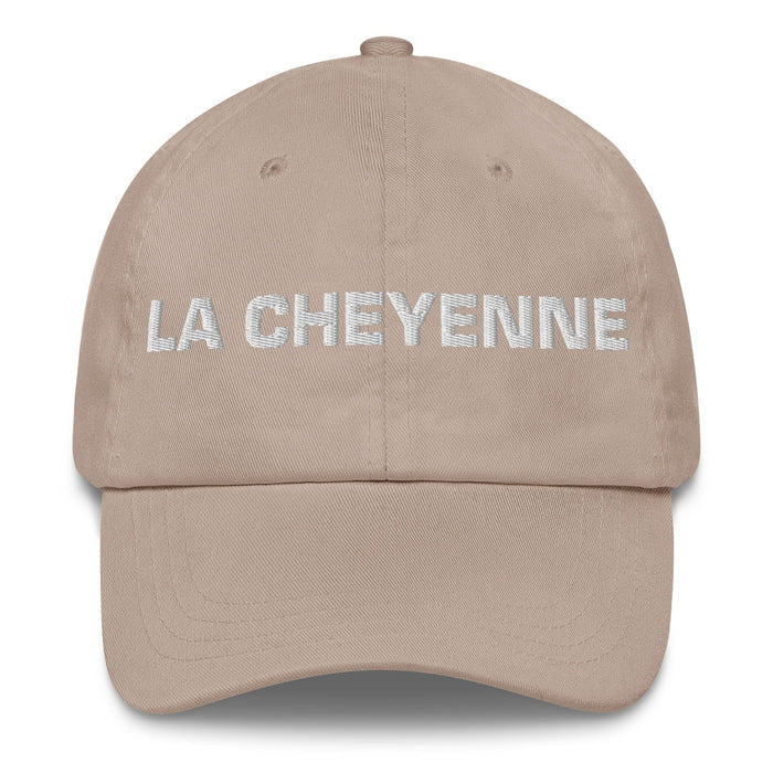 La Cheyenne The Cheyenne Mexican Spanish Pride Gift Regalo Dad Hat Mexicada Stone