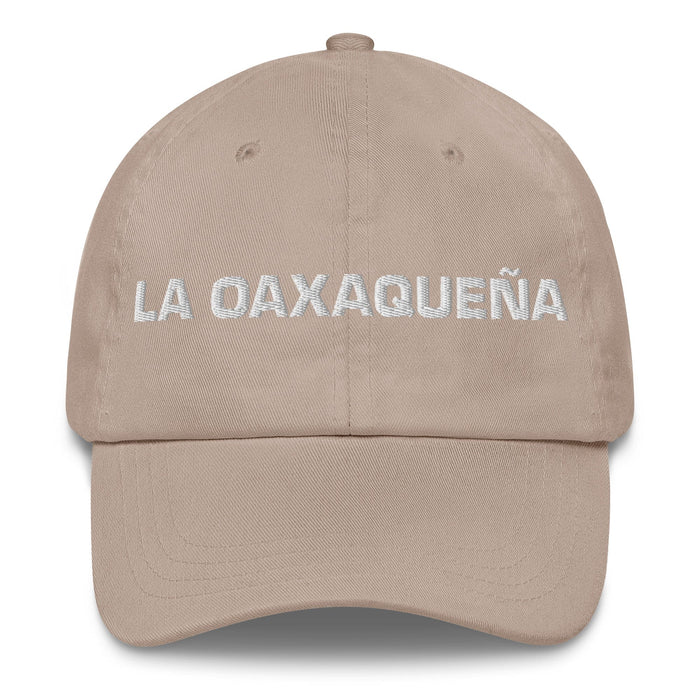 La Oaxaqueña The Oaxaca Resident Mexican Spanish Pride Gift Regalo Dad Hat Mexicada Stone