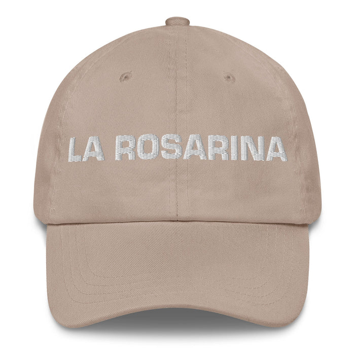 La Rosarina The Rosario Resident Mexican Spanish Pride Gift Regalo Dad Hat Mexicada Stone