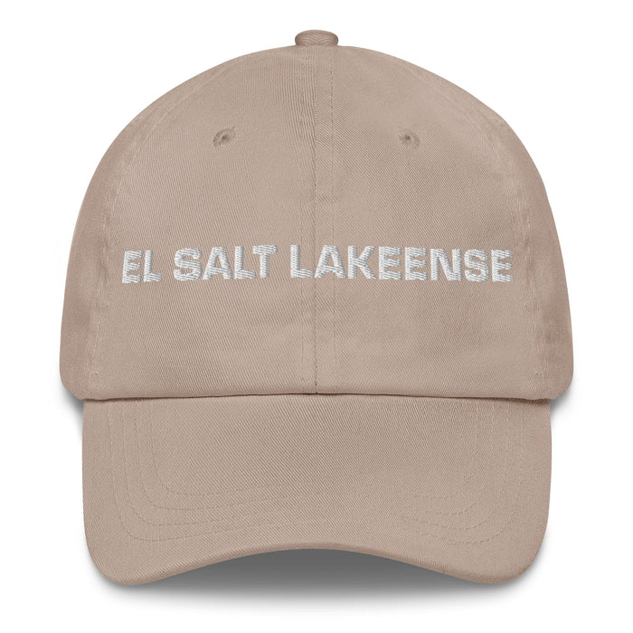 El Salt Lakeense The Salt Lake City Resident Mexican Spanish Pride Gift Regalo Dad Hat Mexicada Stone