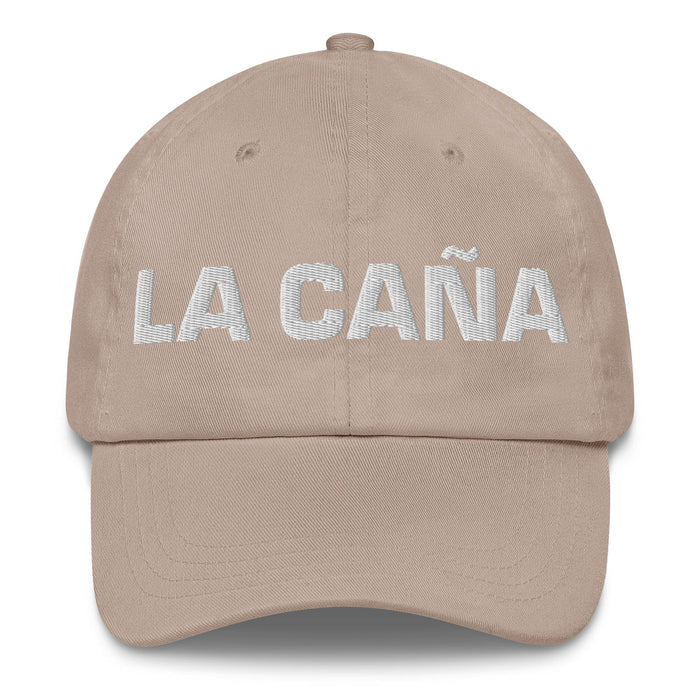 La Caña The Beer Lover Mexican Spanish Pride Gift Regalo Dad Hat Mexicada Stone