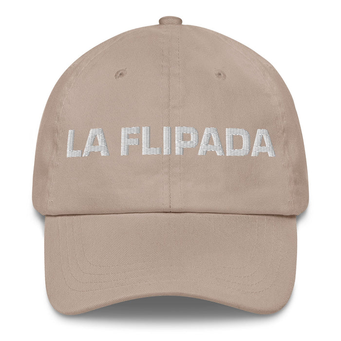 La Flipada The Amazed One Mexican Spanish Pride Gift Regalo Dad Hat Mexicada Stone