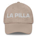 La Pilla The Rascal Mexican Spanish Pride Gift Regalo Dad Hat Mexicada Stone