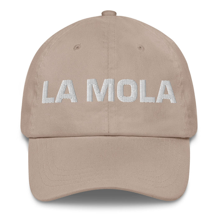 La Mola The Cool One Mexican Spanish Pride Gift Regalo Dad Hat Mexicada Stone