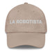 La Robotista The Roboticist Mexican Spanish Pride Gift Regalo Dad Hat Mexicada Stone