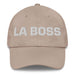 La Boss The Boss Mexican Spanish Pride Gift Regalo Dad Hat Mexicada Stone