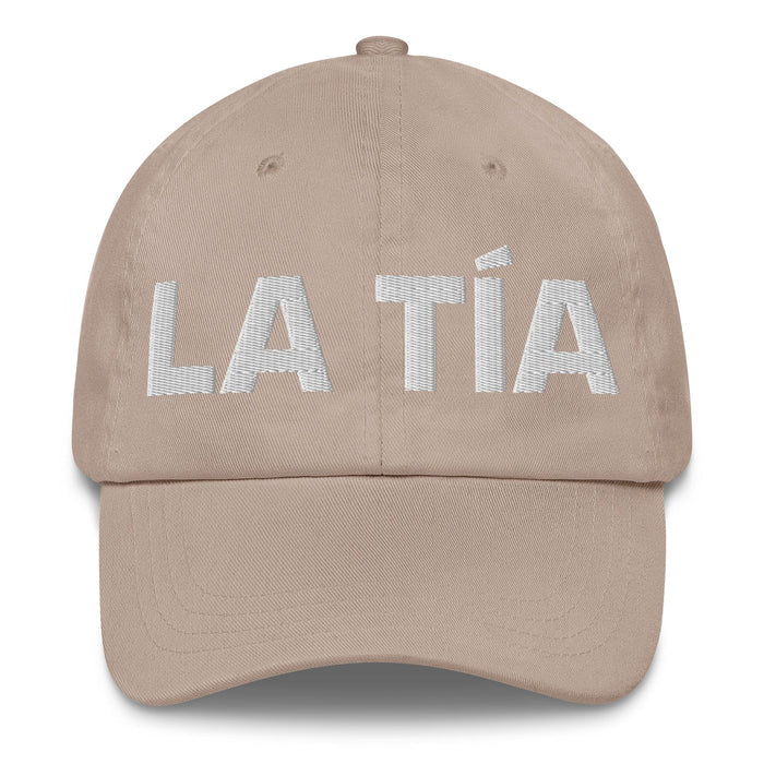 La Tía The Aunt / The Uncle Mexican Spanish Pride Gift Regalo Dad Hat Mexicada Stone