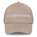 El Súper Papá The Super Mom / The Super Dad Mexican Spanish Pride Gift Regalo Dad Hat Mexicada Stone