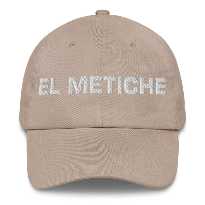 El Metiche The Nosy One Mexican Spanish Pride Gift Regalo Dad Hat Mexicada Stone