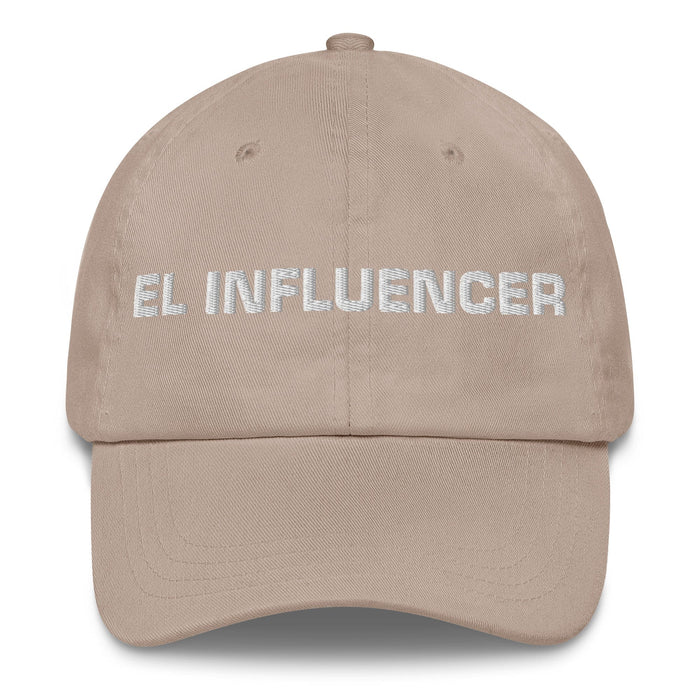 El Influencer The Influencer Mexican Spanish Pride Gift Regalo Dad Hat Mexicada Stone