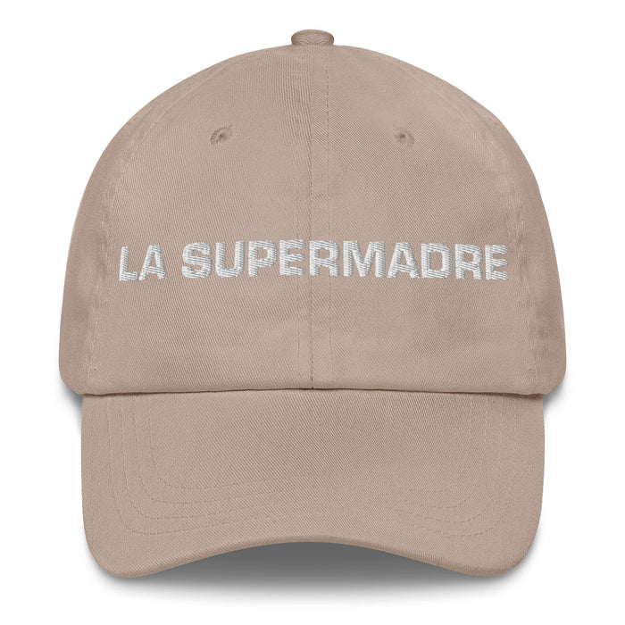 La Supermadre The Supermother / The Superfather Mexican Spanish Pride Gift Regalo Dad Hat Mexicada Stone