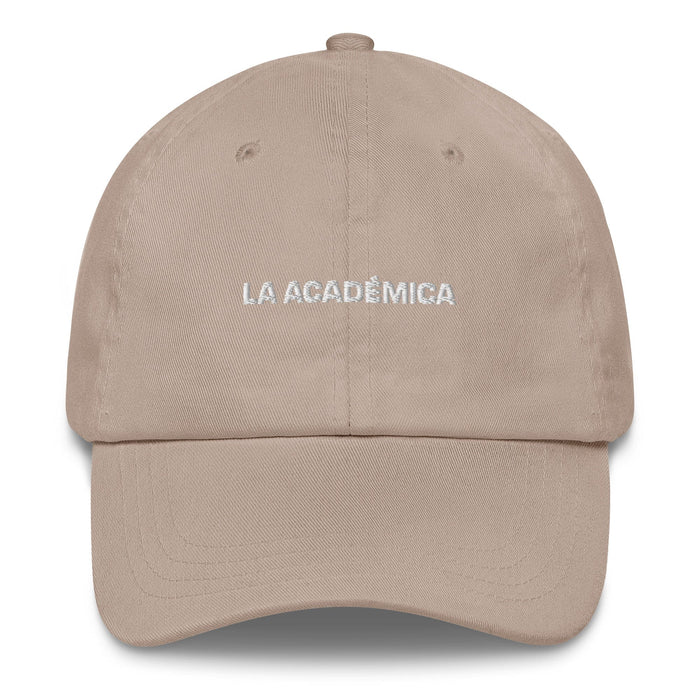 La Académica The Academic Mexican Spanish Pride Gift Regalo Dad Hat Mexicada Stone